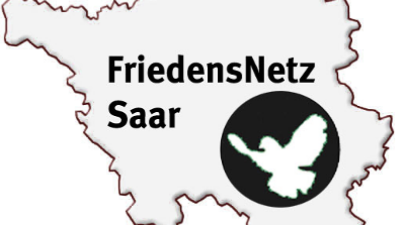 Kundgebung des FriedensNetz Saar: Gegen Krieg und Aufrüstung! Sofortiger Stopp aller Eskalationen!