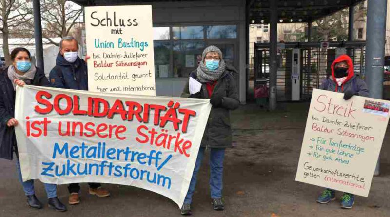 Solidarität mit türkischen Arbeitern