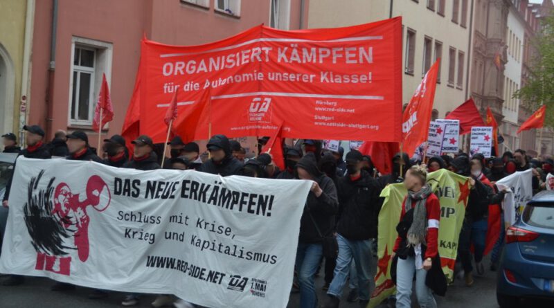 Über 2.500 Menschen beteiligen sich an Revolutionärer 1. Mai Demonstration in Nürnberg