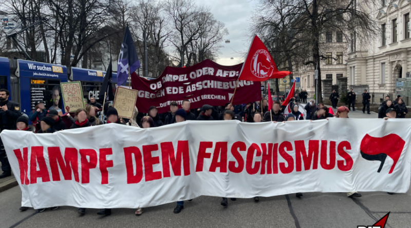 1200 Menschen gegen den AfD-Neujahrsempfang! …Die rechte Welle brechen!