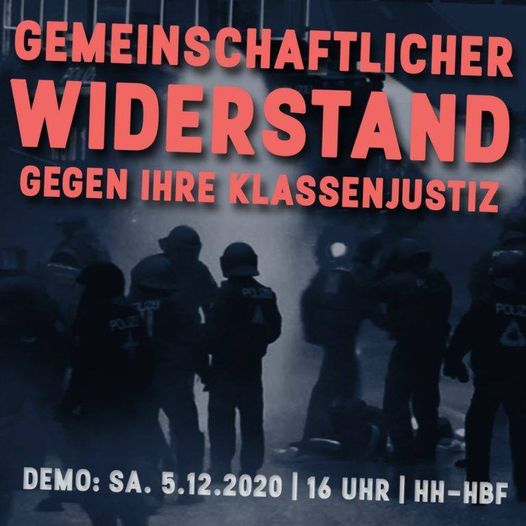 Gemeinschaftlicher Widerstand – Demonstration in Hamburg