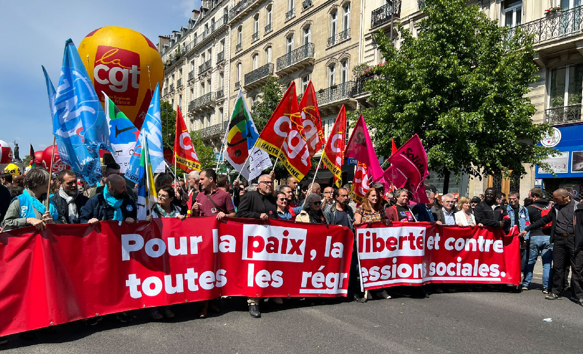 1. Mai 2022 in Frankreich