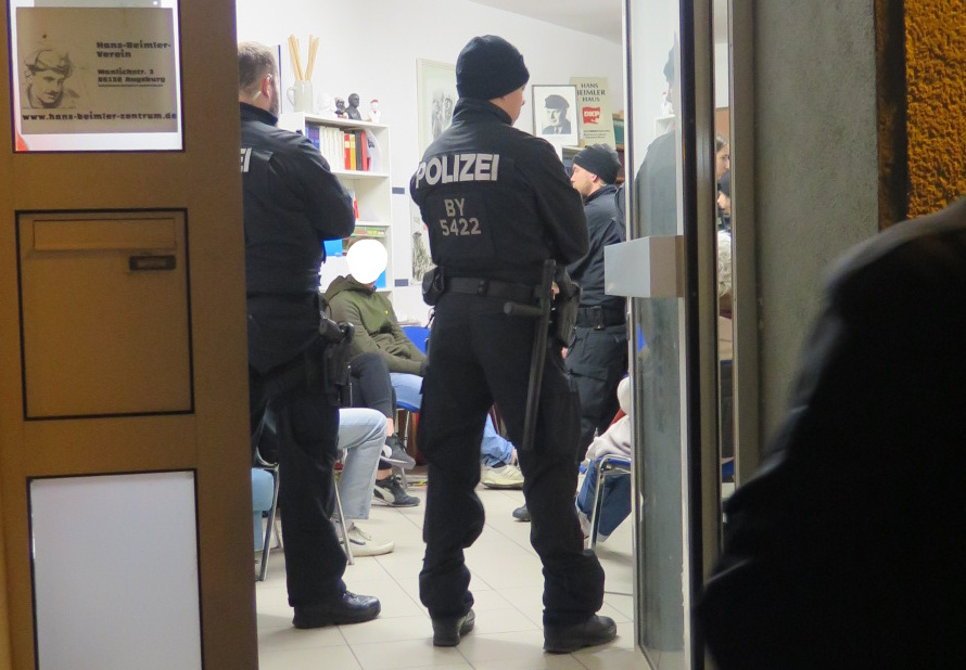 Augsburg: Hans-Beimler-Verein verurteilt Polizeiaktion im Vereinszentrum