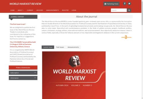 World Marxist Review