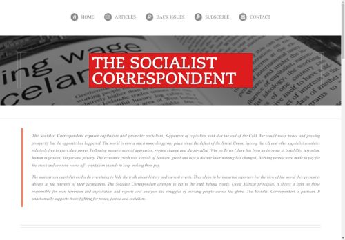 The Socialist Correspondent