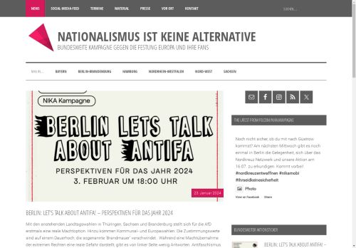 Nationalismus ist keine Alternative