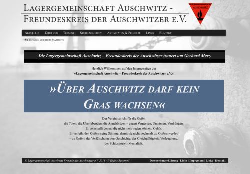 Lagergemeinschaft Auschwitz – Freundeskreis der Auschwitzer e.V.