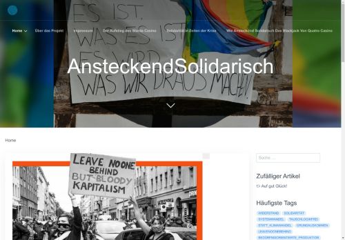 Ansteckend Solidarisch