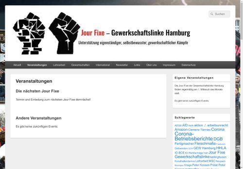 Jour Fixe – Gewerkschaftslinke Hamburg