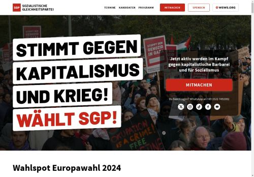 Sozialistische Gleichheitspartei (SGP)