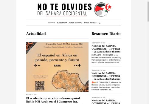 No te Olvides del Sahara Occidental